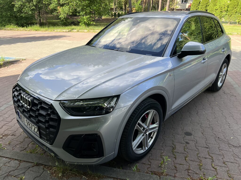 Audi Q5 45 TFSI 2023r, gwarancja, wersja 265km, salon PL, jeden właściciel